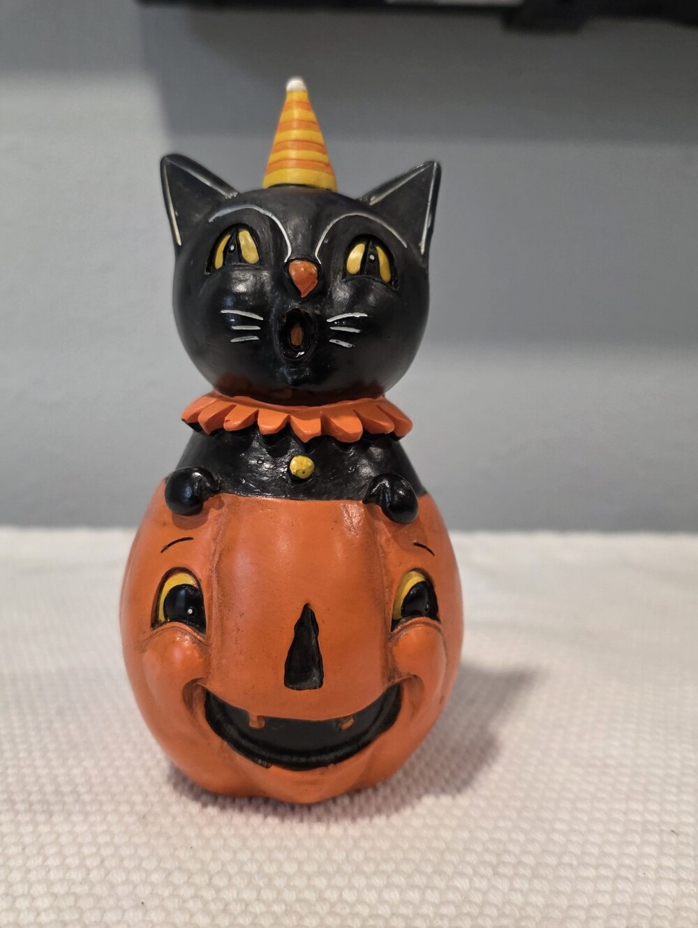 Halloween Black Cat Pumpkin Decor